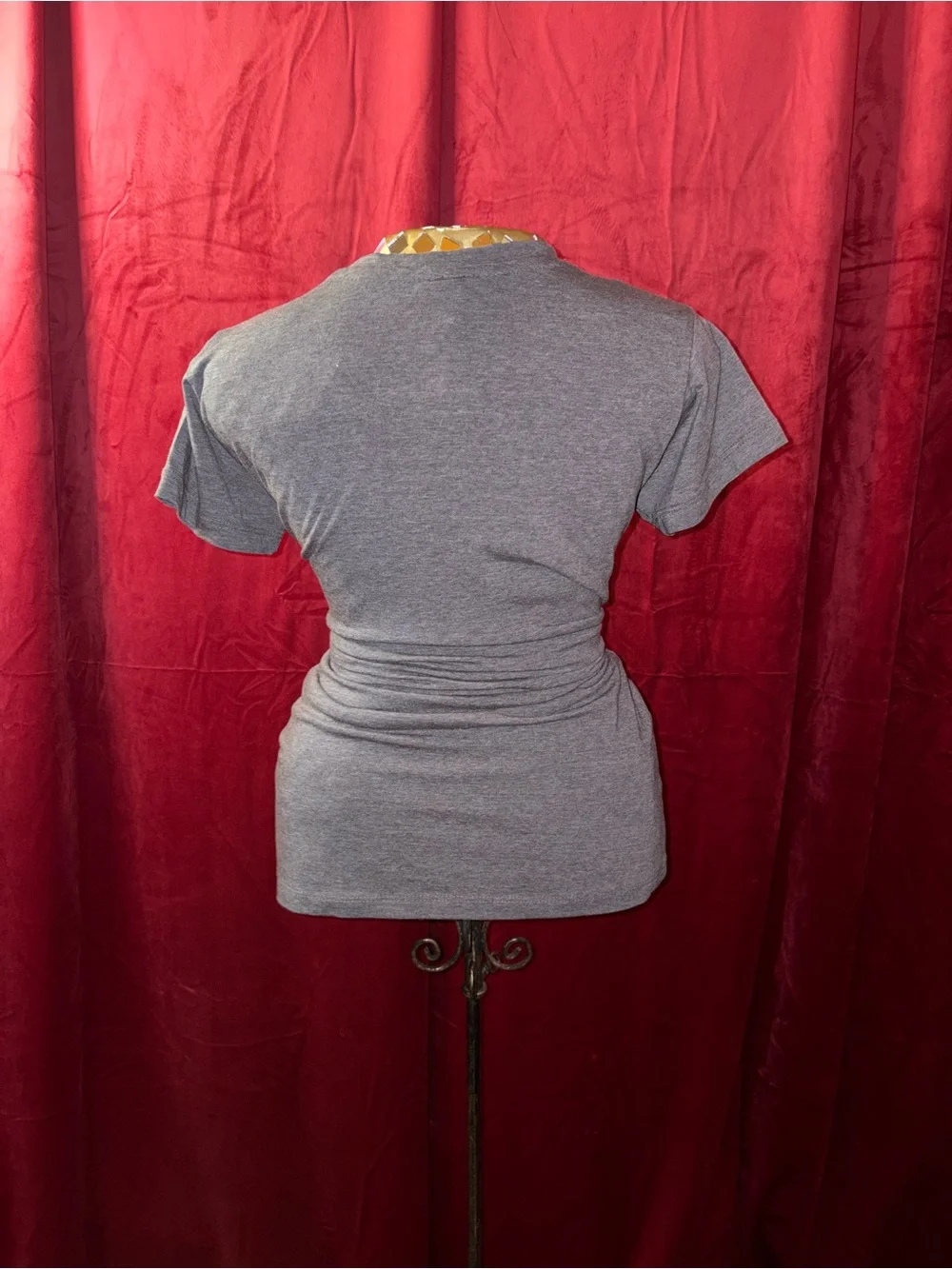 Gray Rhinestone 'I ♥ NY' Short-Sleeve Tee - Picture 3 of 4